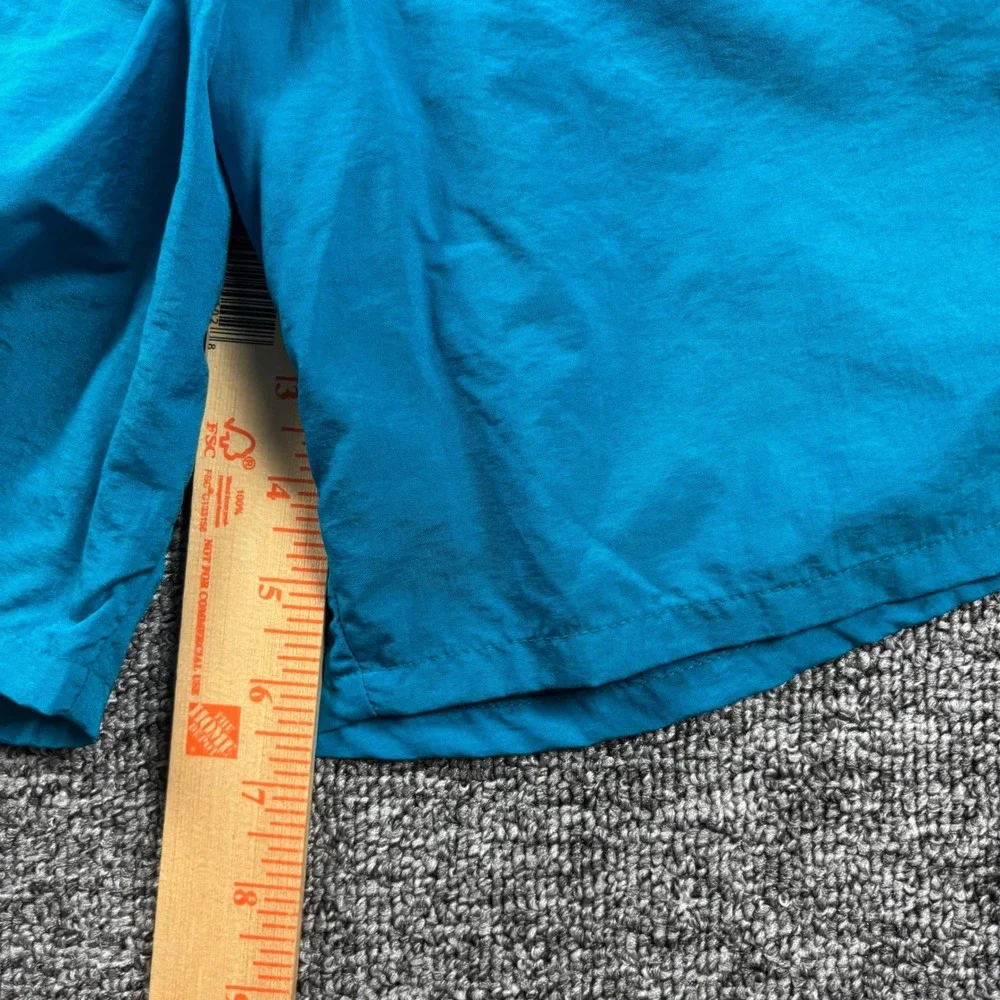 Vintage 1990s Speedo Embroidered Logo Board Shorts Teal Blue Mens Size Medium